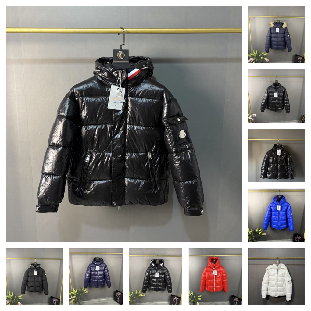 Moncleynes Jacket Designer Down Doudoune Mens French White Goose Down Jacket Luxury Down Puffer Jacket Boudin Quilted Windproof Outer Shell Tri Colo