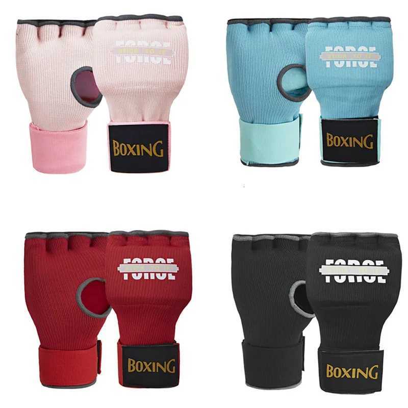Protective Gear MMA Half-Finger Gel Boxing Gloves Thickened Boxing Peak Shield Sanda Training Hand Wrap Inner Glove Boxing Training Accessories Q260