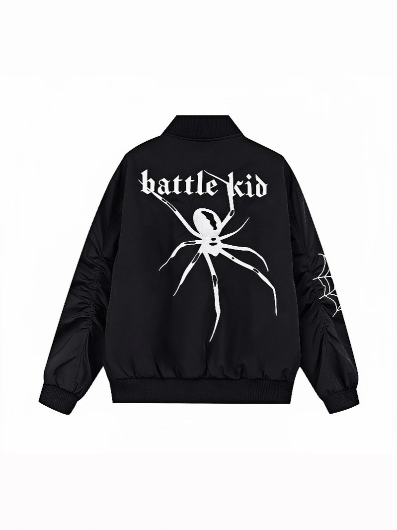 Spring and New Style Youth American Embroidered Baseball Bomber Jacket Men's Autumn Winter Middle School Student Coat