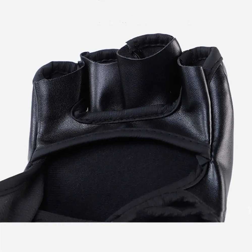 Gear Professional Boxing Gloves Protective Thicken Padding Wear Resistant Training Gloves Half Finger Fighting Gloves Sanda Practice N260923