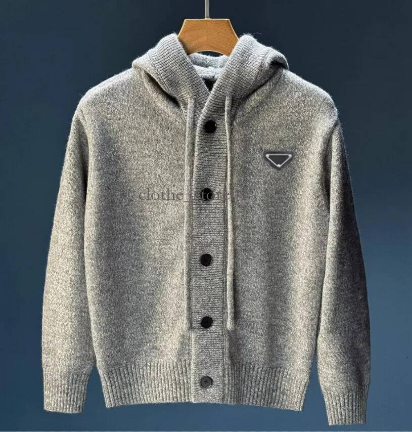 Pradee Men Shirts Men's Sweaters Winter Thick Cashmere Coat Knitted Jumpers Cardigan Wool Jacket Tech Fleece Sweater Classic Retro Couples Knit