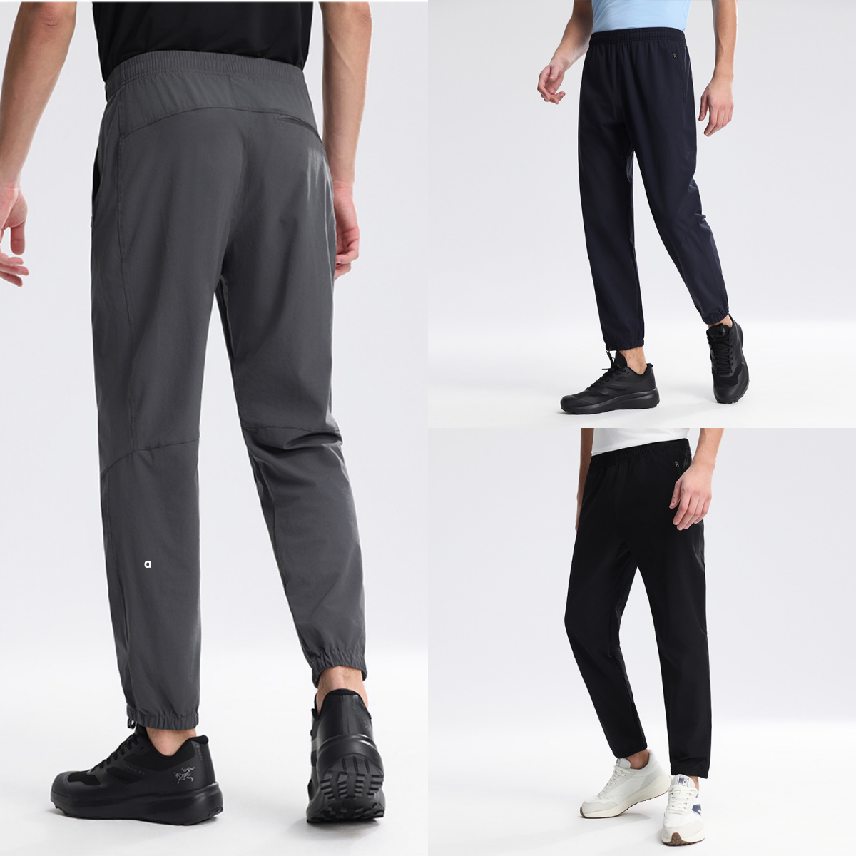 A3021 Sports de plein air loisirs résistant à l'eau randonnée alpinisme pantalon décontracté séchage rapide revers pantalons longs