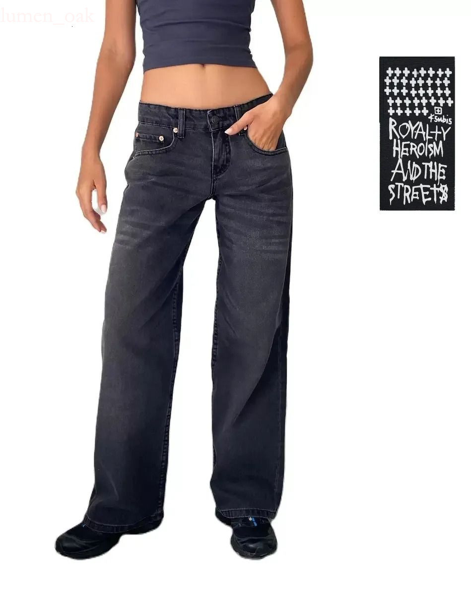 Top Quality Ksubi Women Jeans Designer Brand Long Jean Denim Shorts Cycling Pant Cowboy Skirt Girl Gray Side Same Spring Summer Black Burnout Fashio