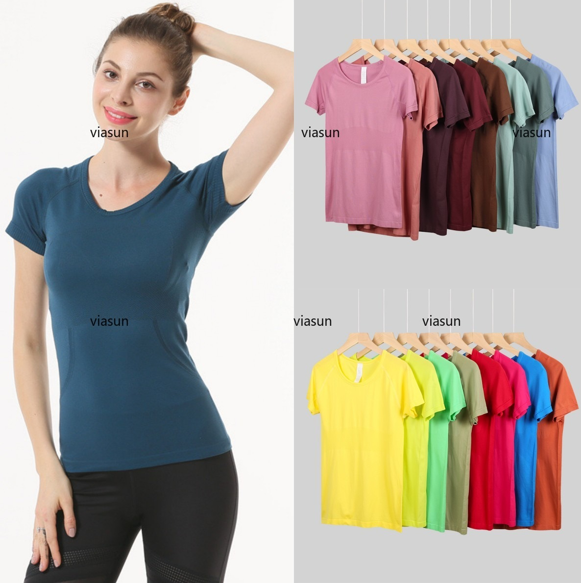 Designer yoga 3.0 top shirts short sleeved women yoga t shirt high elastic breathable running top quick drying seamless sport cycling gym outdoor we