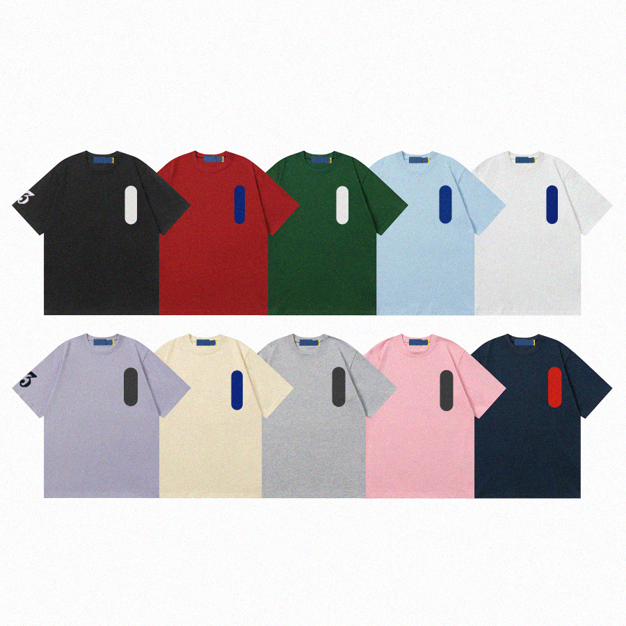 polo mens polo designer polo shirts for men top classic monogram embroidery short long sleeve shirt with breathable lapel various colors polo j4U0#