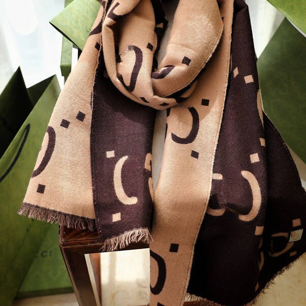 Designer Scarf For Women Cashmere Winter Warm Luxury Long Wraps Scarves Party Women's Lightweight Work Gift Sports