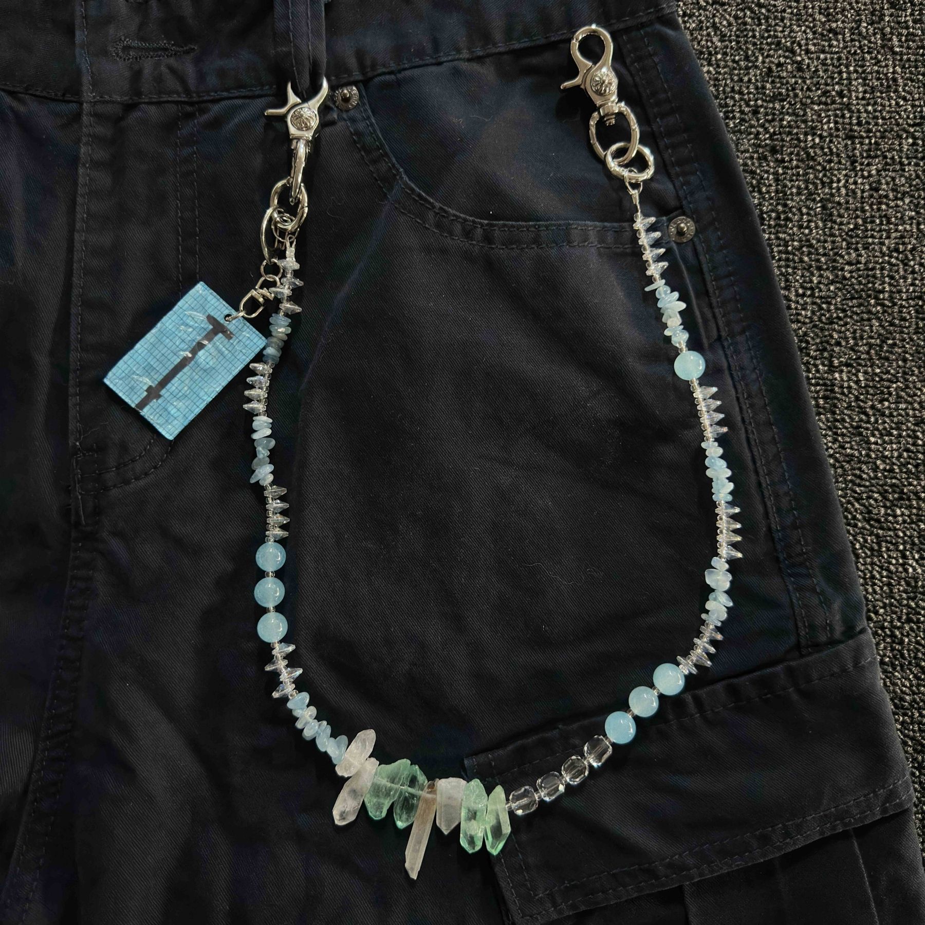Ainworth Summer Beach Vacation Style Handmade Fresh Pants Accessory Y2K Trendy Waist Chain