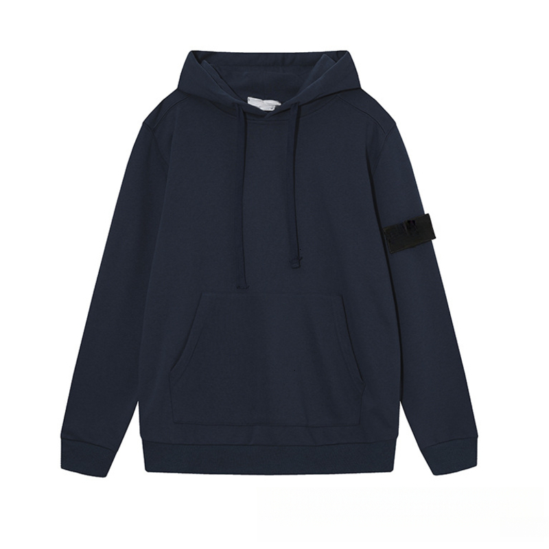 Stones Islenda Designer Hooded Topstoney Pullover Tracksuit Men Women Hoodie Running Pantalon Kangaroo Pocket Arm Compass Badge Loose Hoodie Size S-