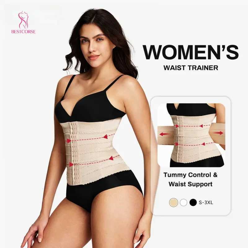 Adjustable Women's Shapers Women's Waist Cincher Breathable Sports Belt Girdle for Tummy Comfort Compression Activewear Basic Minimalist J