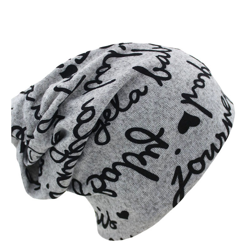 New Women's Warm Autumn Knitting Letter Style Spring Hat Ladies Beanie Scarf Dance Girls Gorros Women Skullies Bonnet Hats