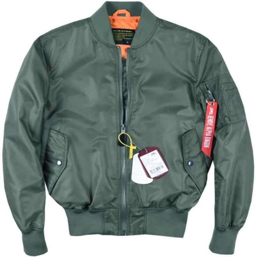 Alphaflys Bomber Men's Jackets Martin Classic Ma1 Pilot Mens Waterproof Alphalete Baseball Shoulder Strap Alpha Industry Windproof Golden Resis