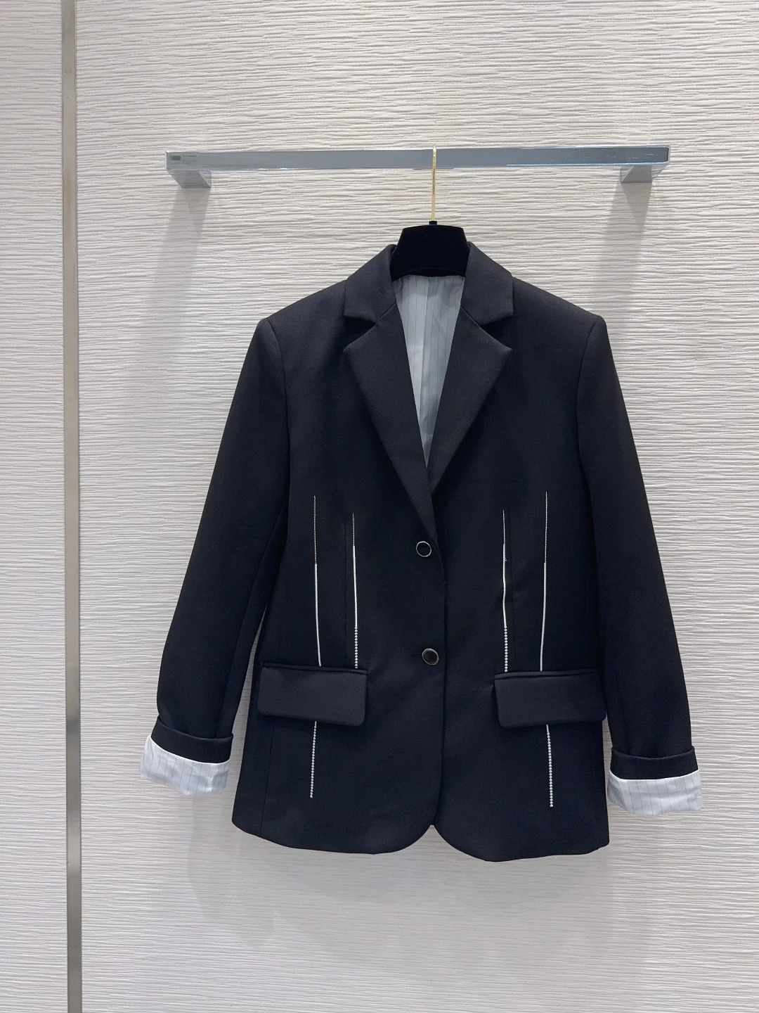 Highquality 2026 Womens Notch Lapel Button Blazer Spring and Autumn Elegant Fashion Arrival 260924