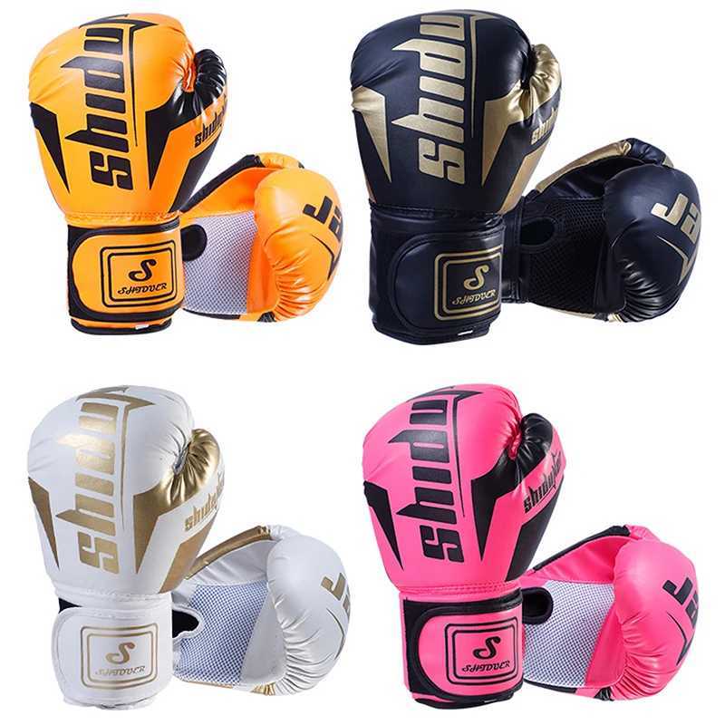 Oz 6/10 Protective PU Gear Breathable Children's Adult Professional Sanda Muay Thai Taekwondo Neutral Breathable Boxing Gloves N260923