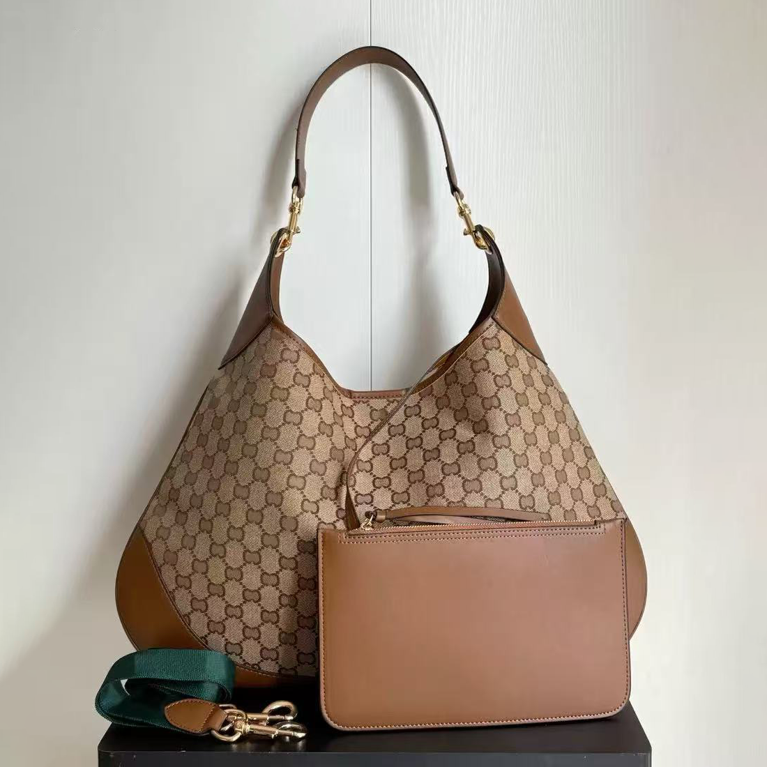 New B Large Shoulder Bag Luxury Designer bag for Womens handbags large capacity tote bag 10A quality Double G hobo Underarm bag fashion travel bag