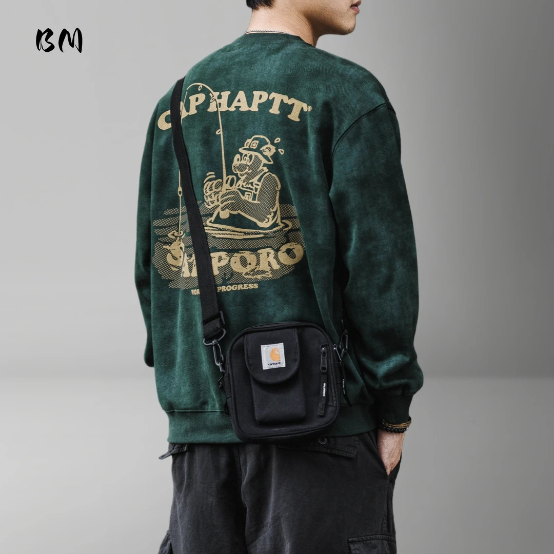 Mens American Streetwear Print Cotton Sweatshirt Long Sleeve Oversized Pullover Casual Spring Autumn Plus Size Tops Trendy Male 260922