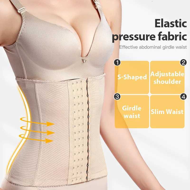Shapers Waist Women's Body Shaper Tummy Shapewear Women Postpartum Bandage Modeling Strap Girdle Slimming Corset For Women Belt Corset J260923