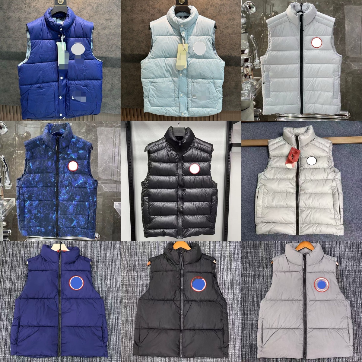 Gilet mens designer Body Warmer Mens vest Winter Vest Cotton Jacket Thickened Puffer Insulation Outdoor Sports Coat Womens Solid Color Vest Sleevele