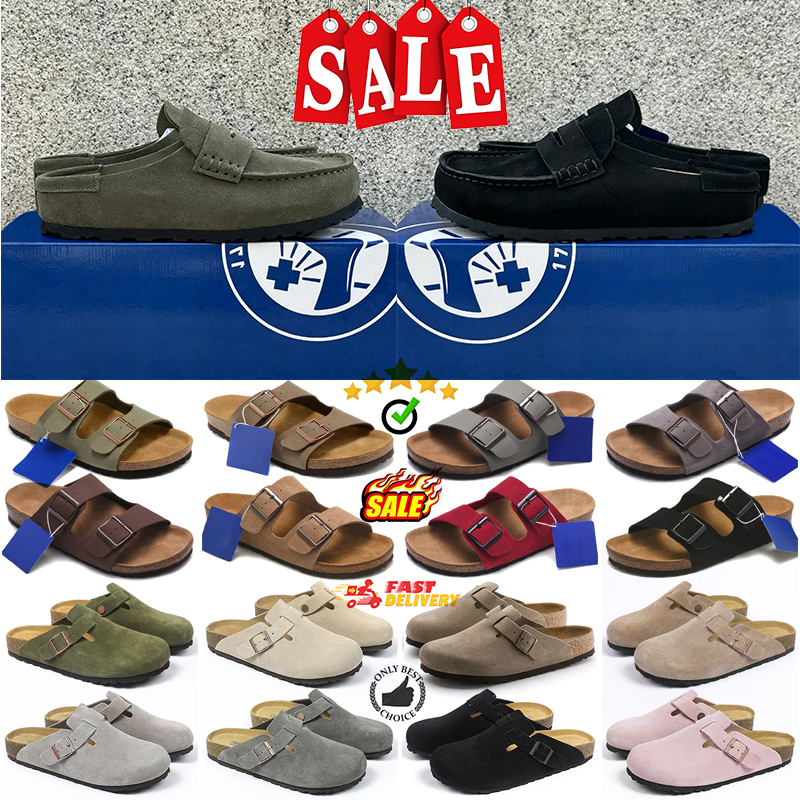 2026 Fast shipping designer Naples Slippers Wrapped Clogs loafers Sandals Clog Cork Flat Fashion Winter Shoes Leather Slide Beach Women Men 36-45