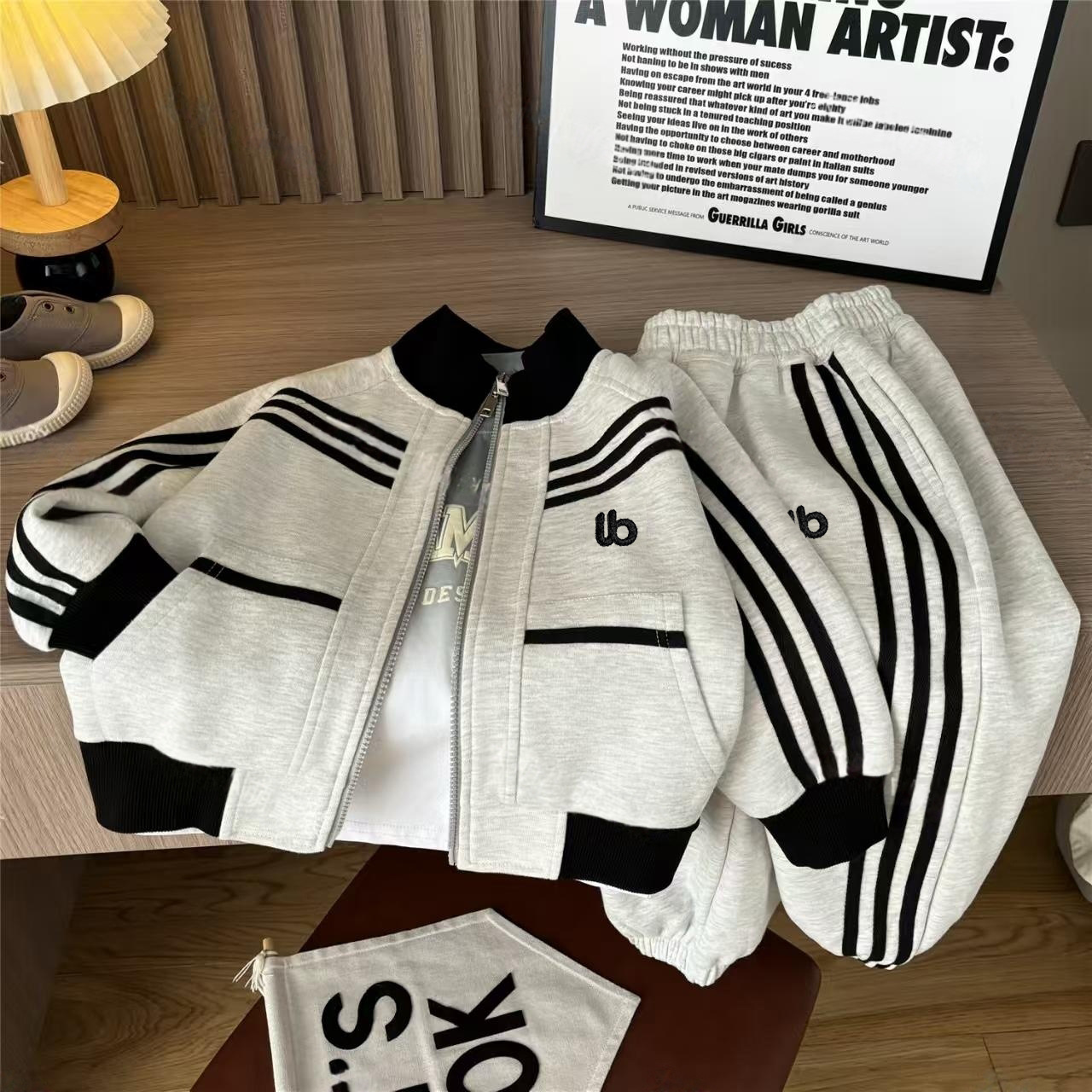 Free Shipping Worldwide luxury designer Kids Solid Color Winter Thermal 2Pcs Base Layer Set hot