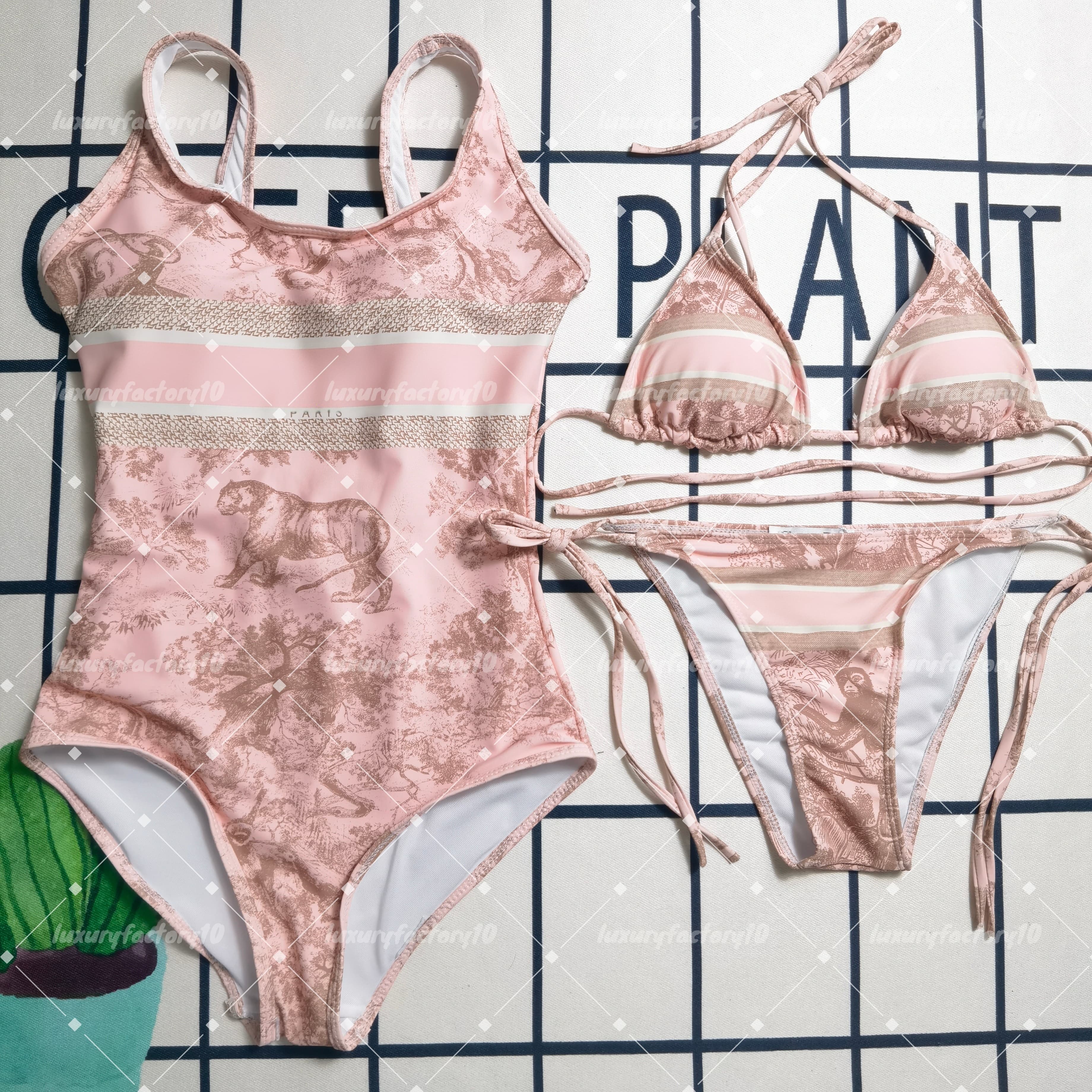 2 Styles Swimwear Designer Woman Women's beach wear Sexy Push Up Bikini Set Solid Biquini Swimsuit Summer Brazilian One Two-Piece Bathing Suit