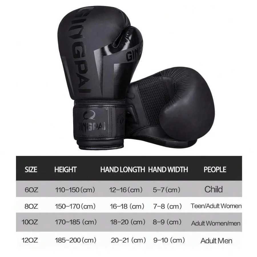Adult Protective Gear 6/8/10/12/14Oz Kids Boxing Gloves Breathable Professional Sanda Muay Thai Fighting Gloves PU Workout Gloves N260923