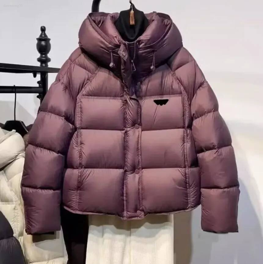 Pradlys womens coat luxury designer Triangle womens puffer jacket pradmen jacket winter coat hooded Parker coats jacket for womens coats 60c