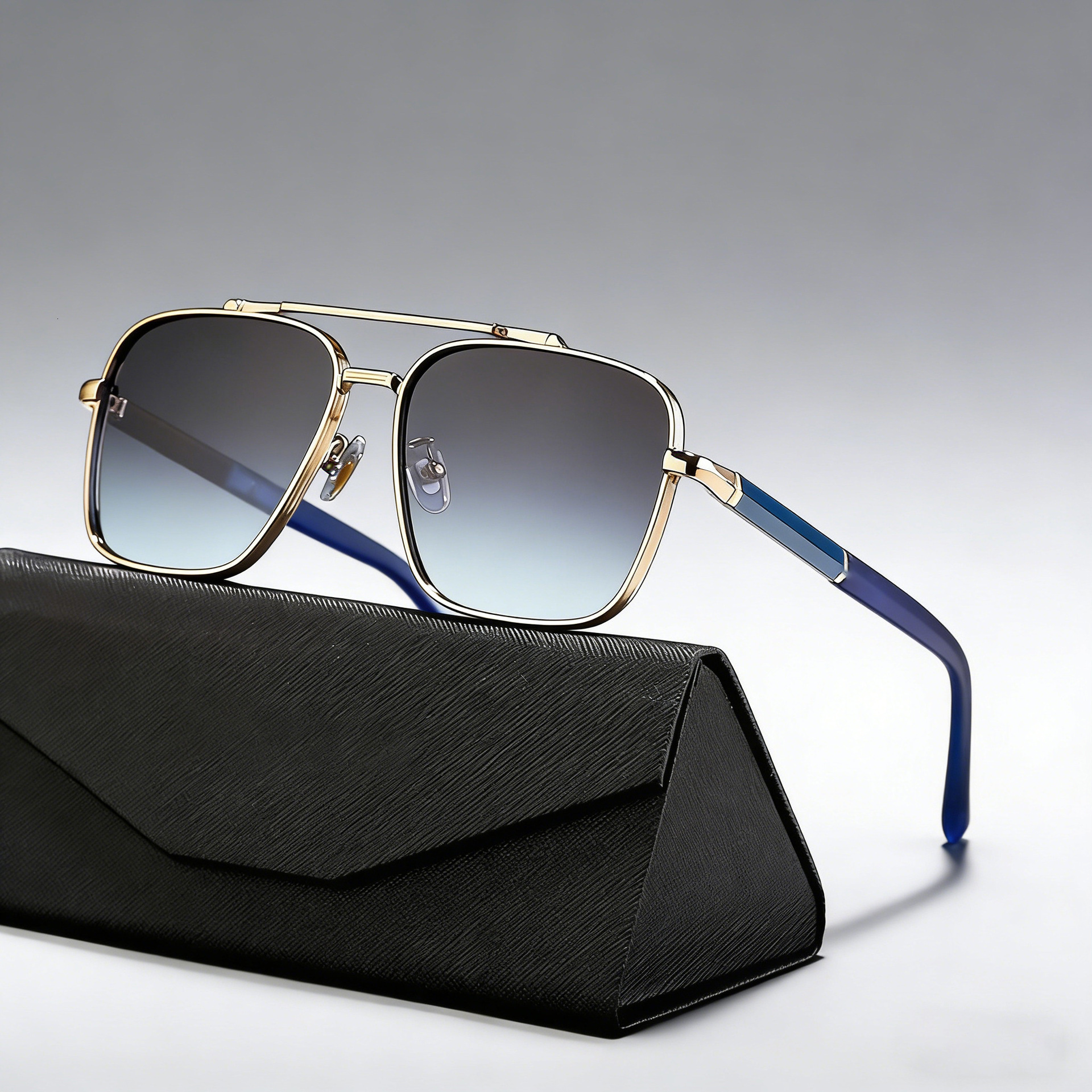 Brand Luxury Designer Sunglasses 2026 New For Men Driving Special European And American Fashion Square Frame Sunglasses UV Protection Outdoor Glasse