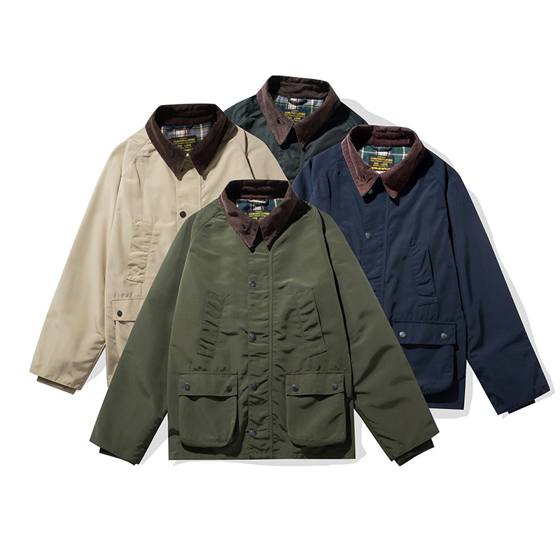 New Barbour Mens Women Jackets Casual Hunting Trench Coat - Autumn Oil Wax Warm Classic Bedale Windbreaker S-3XL