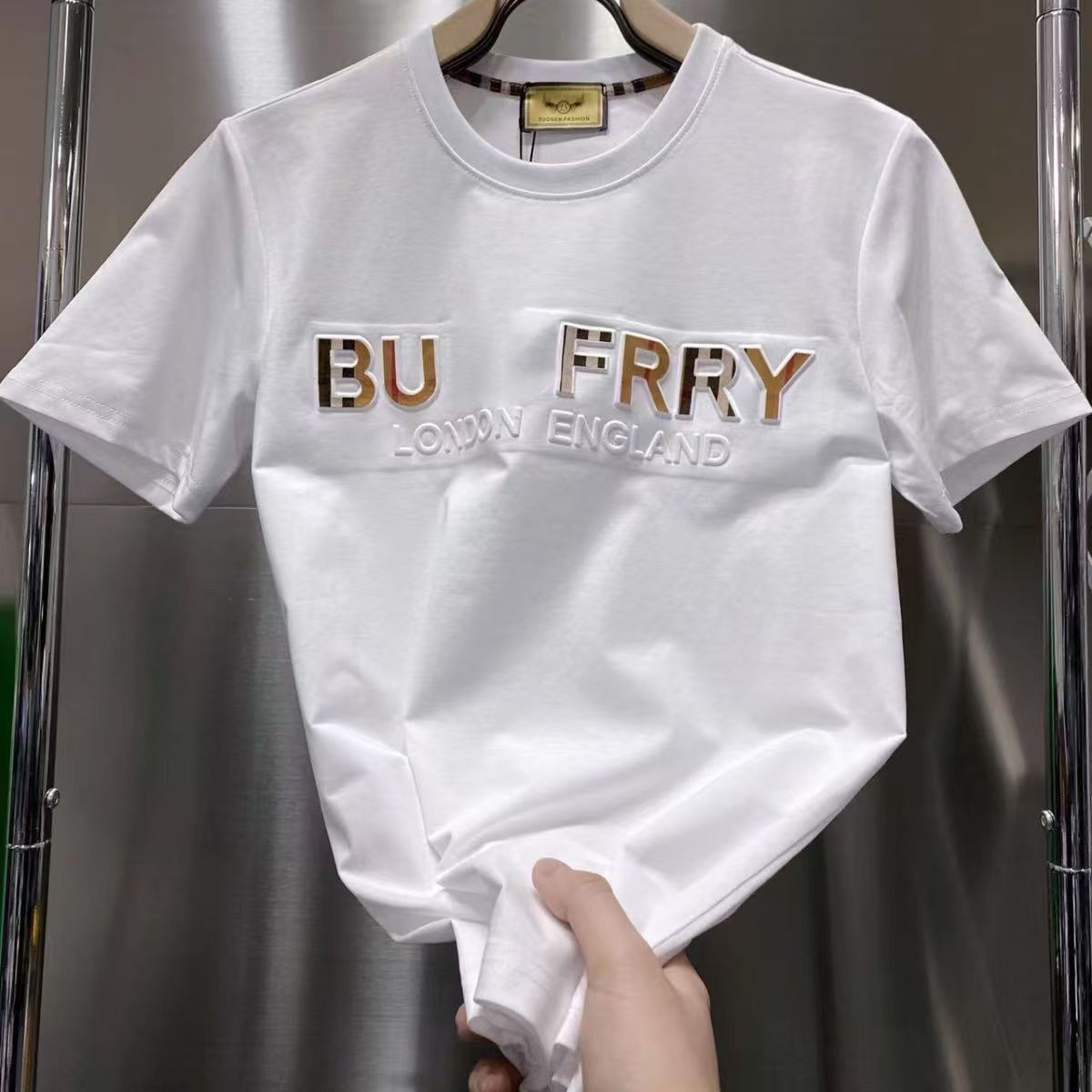 Mens T-Shirts Designer T-shirt Casual Mens Womens T-shirt Letters 3D Stereoscopic printed short sleeve best-selling lux men's clothing Asian si