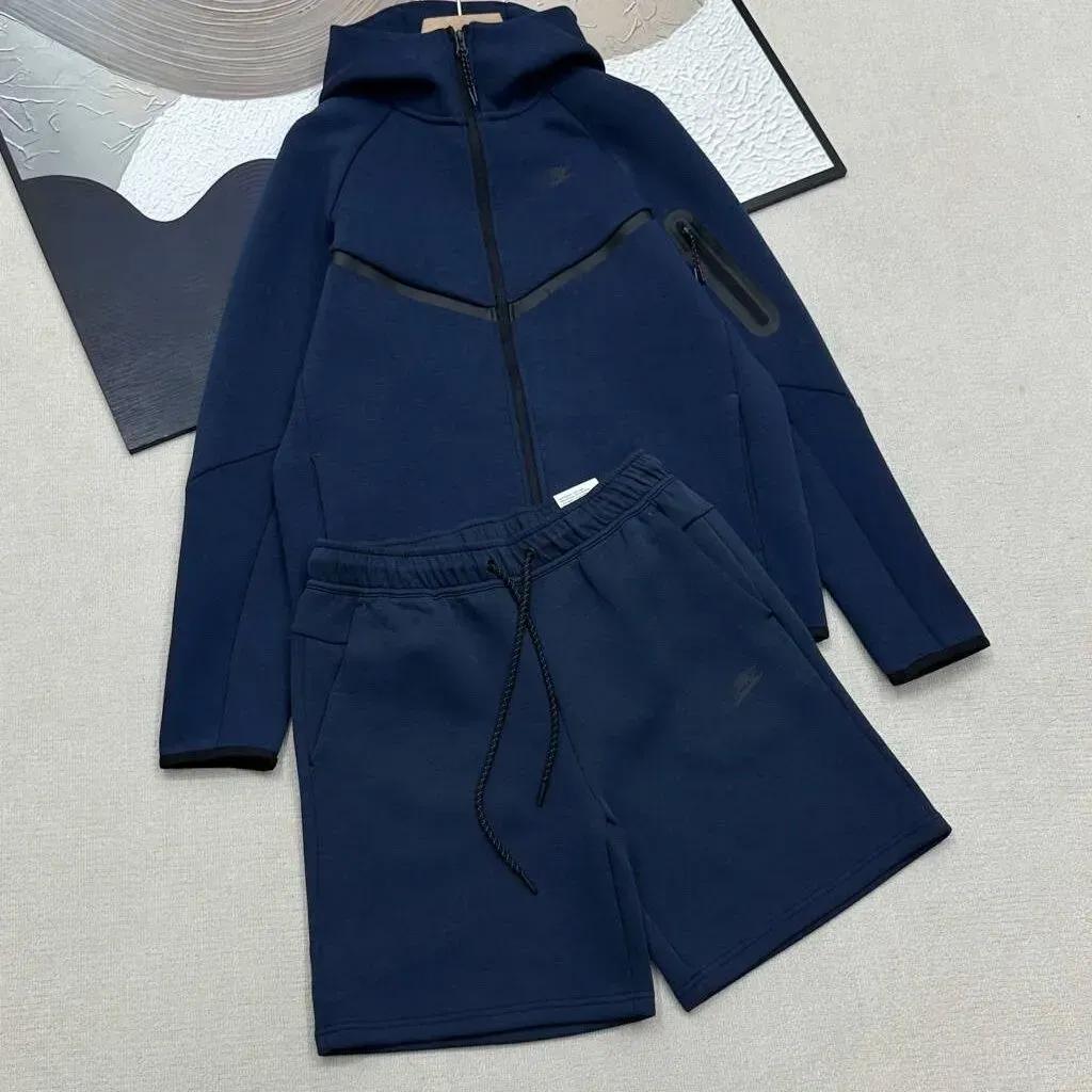 Survêtement Tech Fleece pour hommes NK Techs Fleece Shorts Designer Sweat à capuche Basketball Football Outfit Deux pièces Ensemble Femmes Hommes