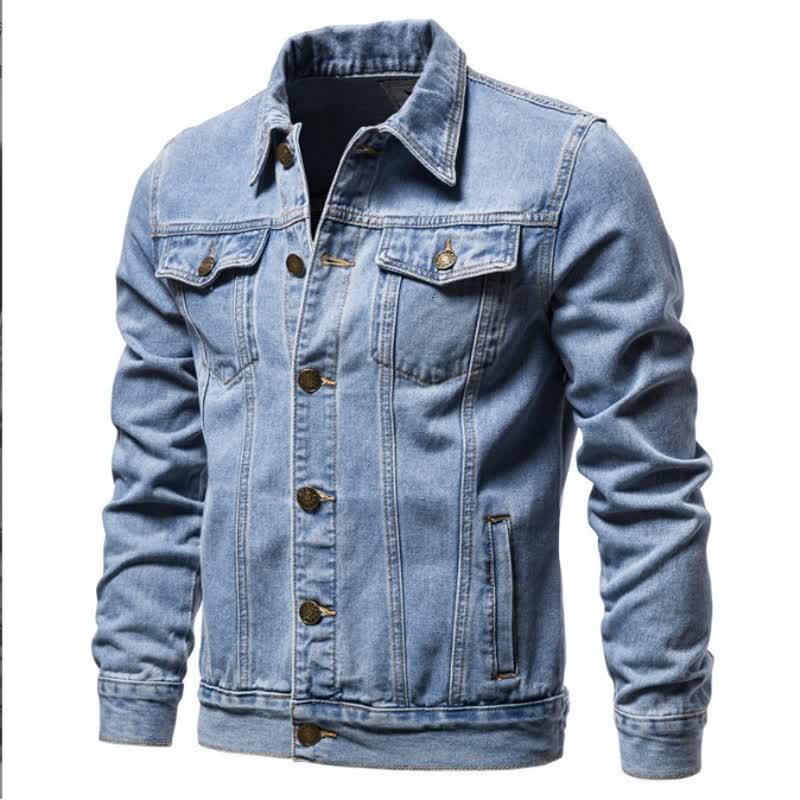 2026 New Spring Autumn Winter Jacket Japanese Style Casual Youth Trendy Workwear Denim Coat Men's Clothing