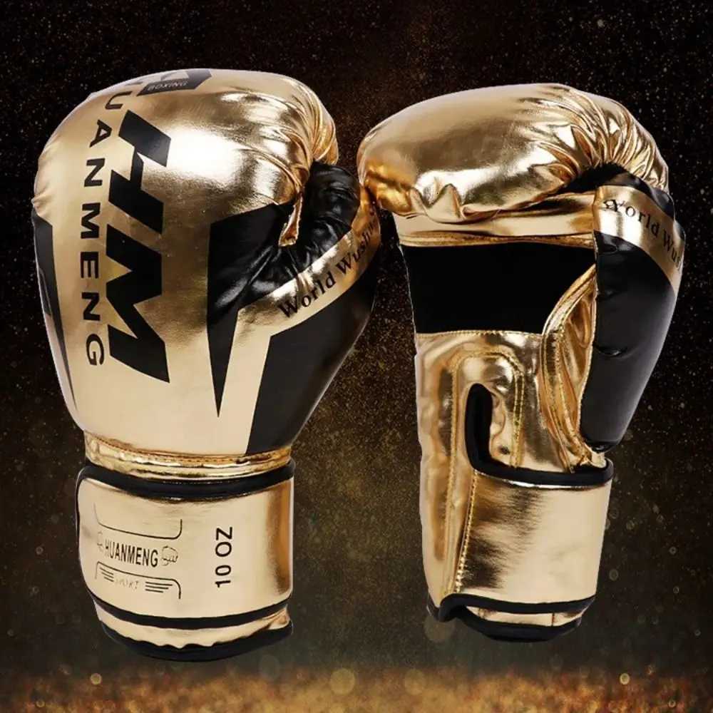 Kids 6/10/12/14Oz Protective Adult Gear Boxing Gloves PU Leather Breathable Sanda Muay Thai Fighting Gloves Professional Competition Glove N260923
