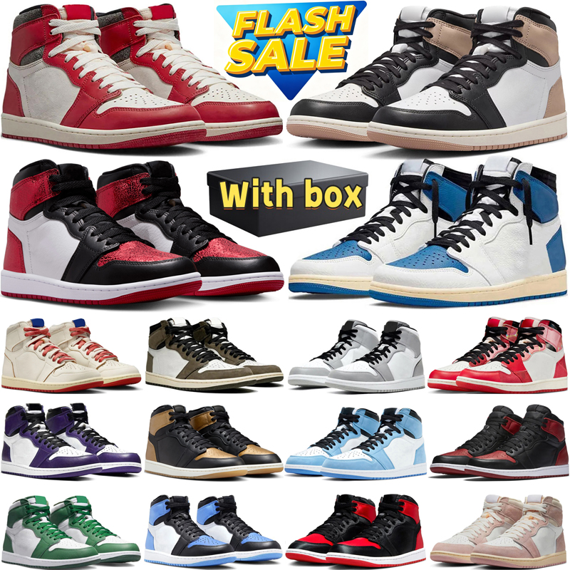 designer Basketball shoes 1 1s mens sneakers woman trainers Black Toe Neutral Olive Original jogging walking shoe with box
