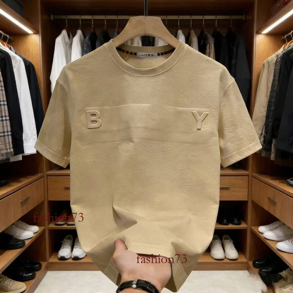 High-Quality Blouse Shirts Designer Casual Mens Womens T Shirt Letters Stereoscopic Printed Short Sleeve Best Selling Luxury Men's Hip Hop Clot