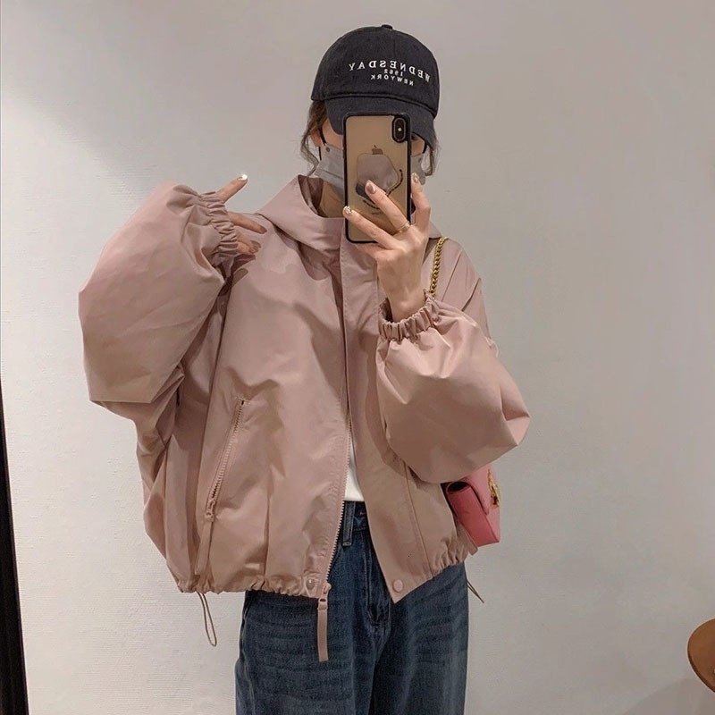 2026 Summer Sun Protection Women's Jacket Long Sleeve Casual Windbreaker Female Hooded Overcoat Loose Basic Coats Outwear 260923