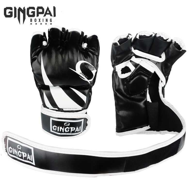 Combat Protective Gear Half Finger Training Gloves Sparring Fighting Mma Boxing Universal Boxing Gloves Adult Sandbag Combat Gloves N260923