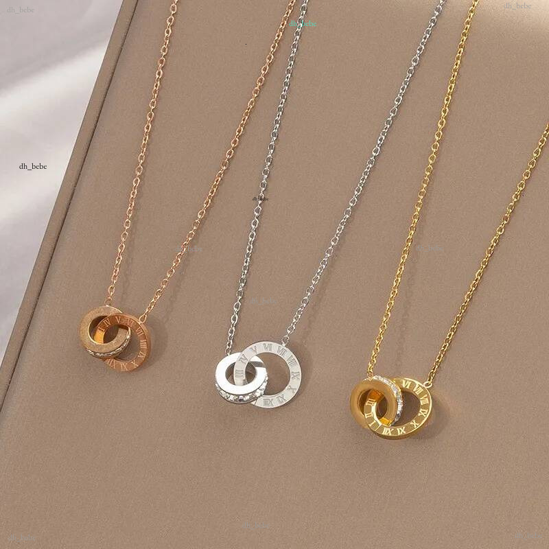 Marque Designer Bijoux En Acier Non Décoloration Lettre Romaine Collier Pour Femmes Lumière De Luxe Niche Conception Haut De Gamme Verrouillage Z