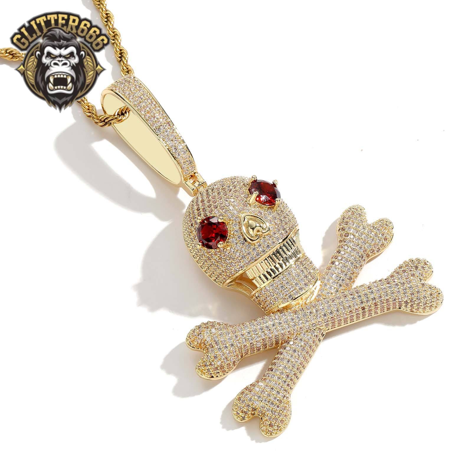Custom Hip Hop Moissanite Pendant Personalized Jewelry for Brand Promotion Street Fashion and Music Artists
