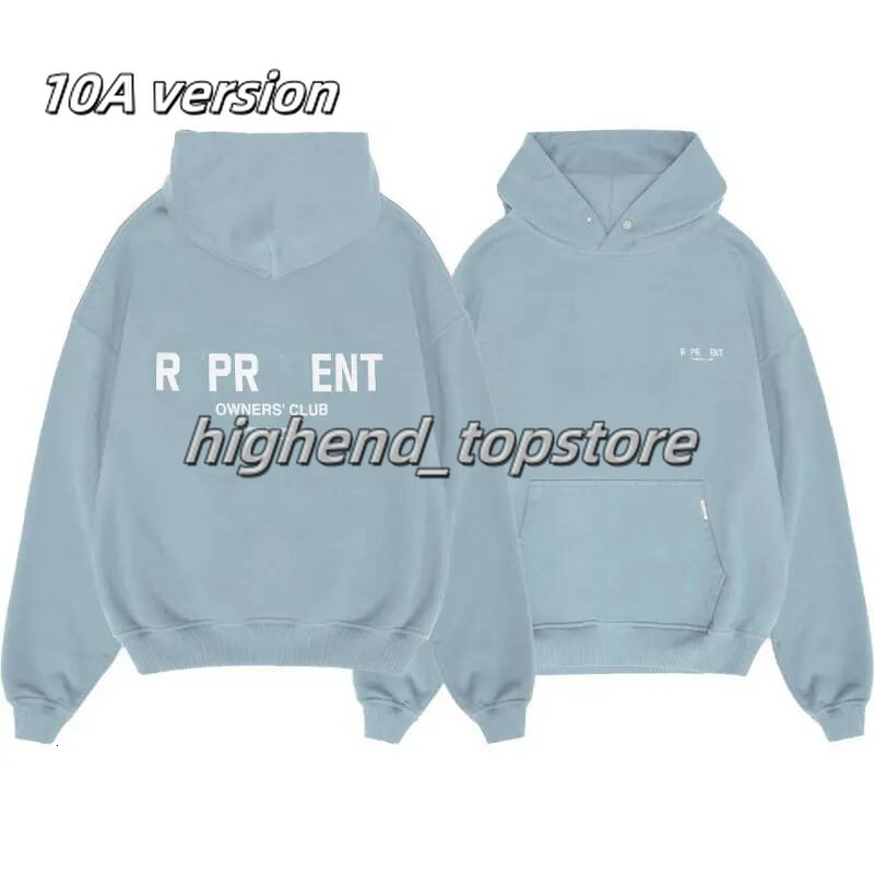 2026 10A Representative Hoodie Men's Designer Hoodies Letter Printed Casual Hiphop Y2k Mens Womens Oversized Sports Hooded Sweaters Represend H