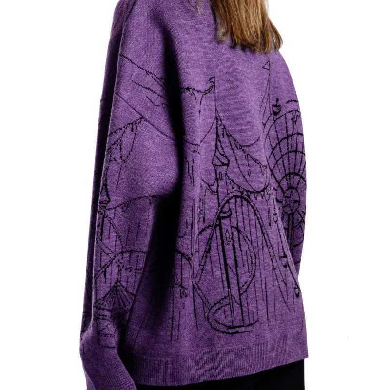 Aesthetics Men's Sweaters Hip Hop Paradise Knitted Sweater Men Harajuku Fashion Loose Pullover Casual Clothes Sweater Rock Retro Y2K Clothes C2