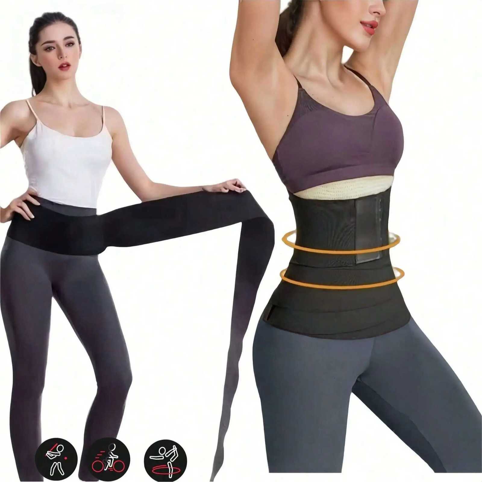 Women's Women's Tanks Shapers Camis Women Waist Bandage Wrap Trimmer 118inch Belt Shaperwear Tummy Control Slimming Fat Burning For Postpa