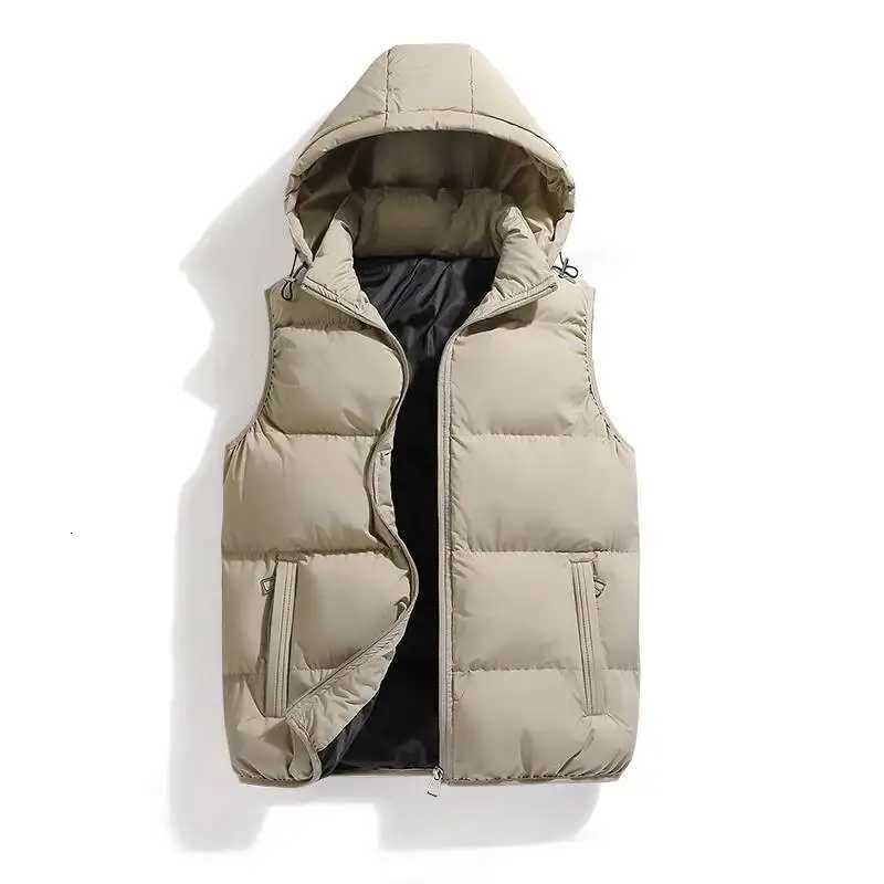 Vest Hoodies Mens Outdoor Jackets Jacket Warm Sleeveless Jackets Winter Waterproof Zipper Coat Autumn Stand-Up Collar Casual Waistcoat Brand Clothin