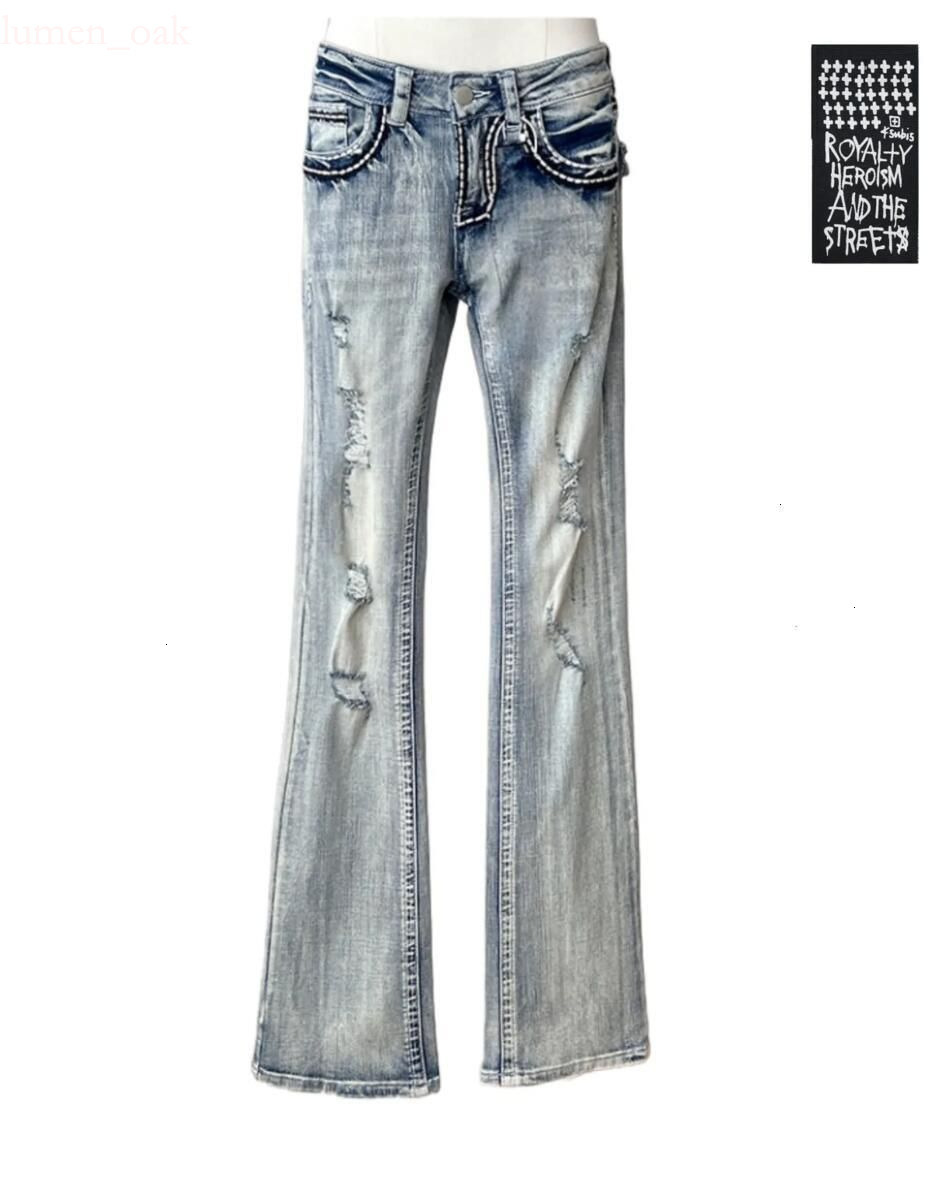Top Quality Ksubi Women Jeans Designer Brand Long Jean Denim Shorts Cycling Pant Cowboy Skirt Girl Gray Side Same Spring Summer Black Burnout Fashio