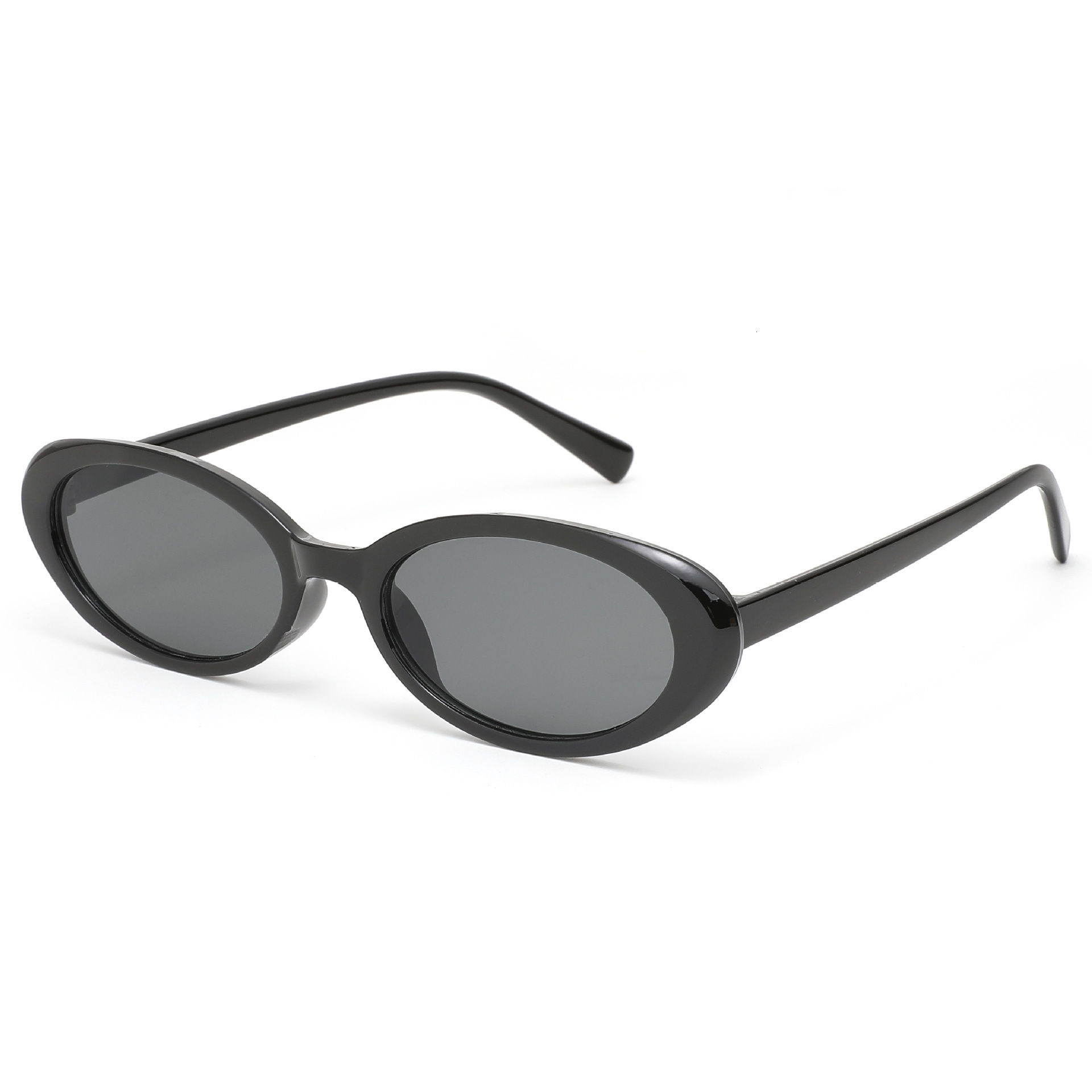Luxury Brand Designer Sunglasses New Small-Frame Sunglasses For Women, Korean-Style Fashion Oval Sunglasses, High-End Jelly-Colored Sun Protection G