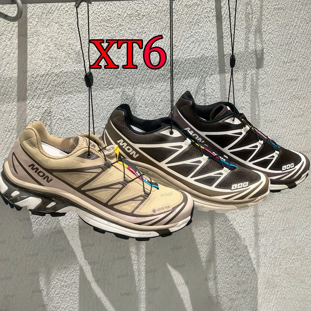XT-6 Designer ADV Ultra Raid Trail Running Shoes For Men Women XT6 White Lunar Rock Triple Black Quarry Bleached Sand Outdoor Hiking Sports Sneak