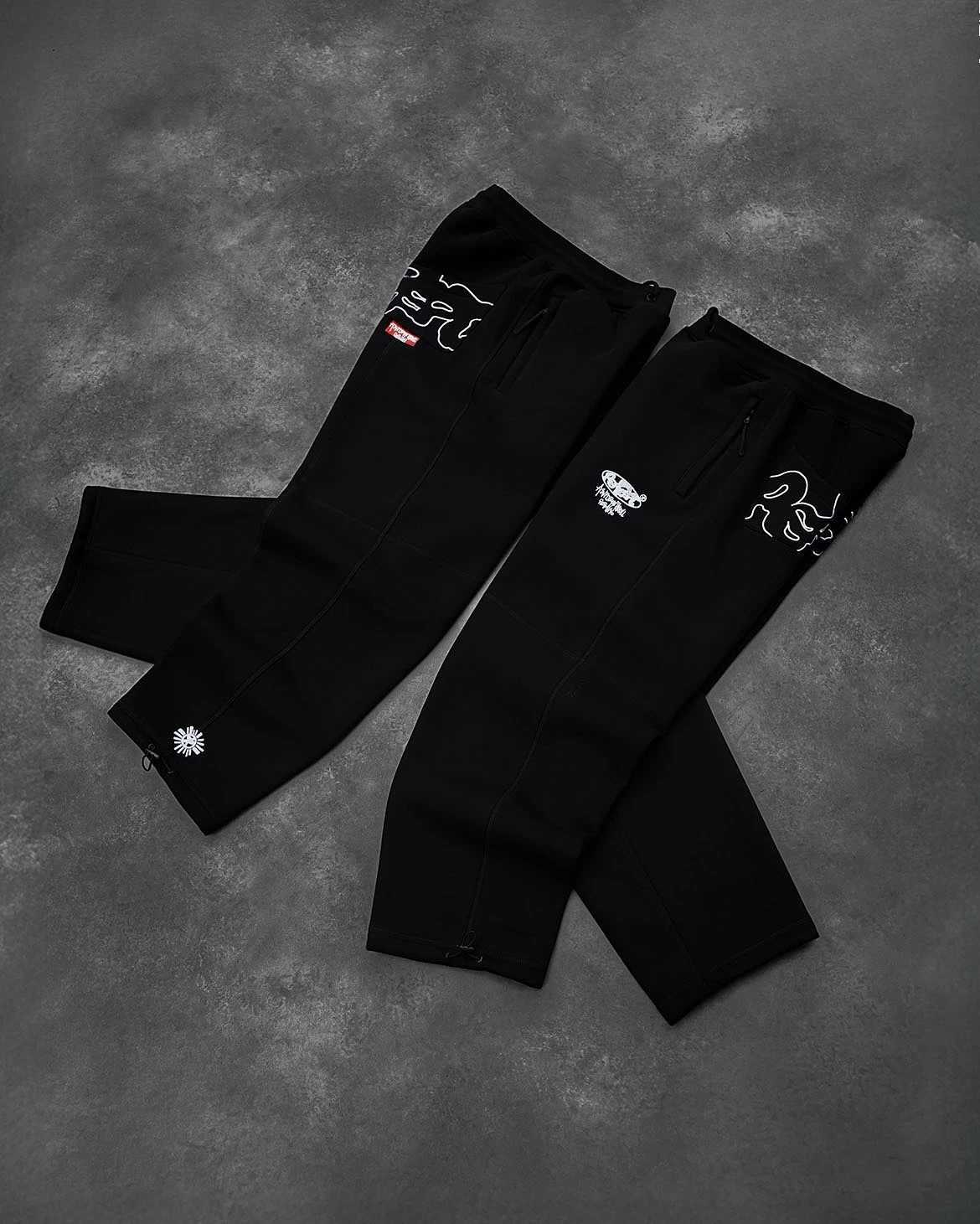 Men's Pants New Loose American Sports Pants Y2K Trousers Men Hip Hop Personality Unique Design Embroidered Waist Elastic Jogging Pants D260924
