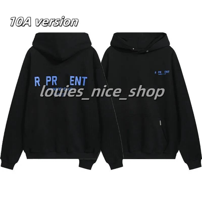 2026 10A Representative Hoodie Men's Designer Hoodies Letter Printed Casual Hiphop Y2k Mens Womens Oversized Sports Hooded Sweaters Represend H