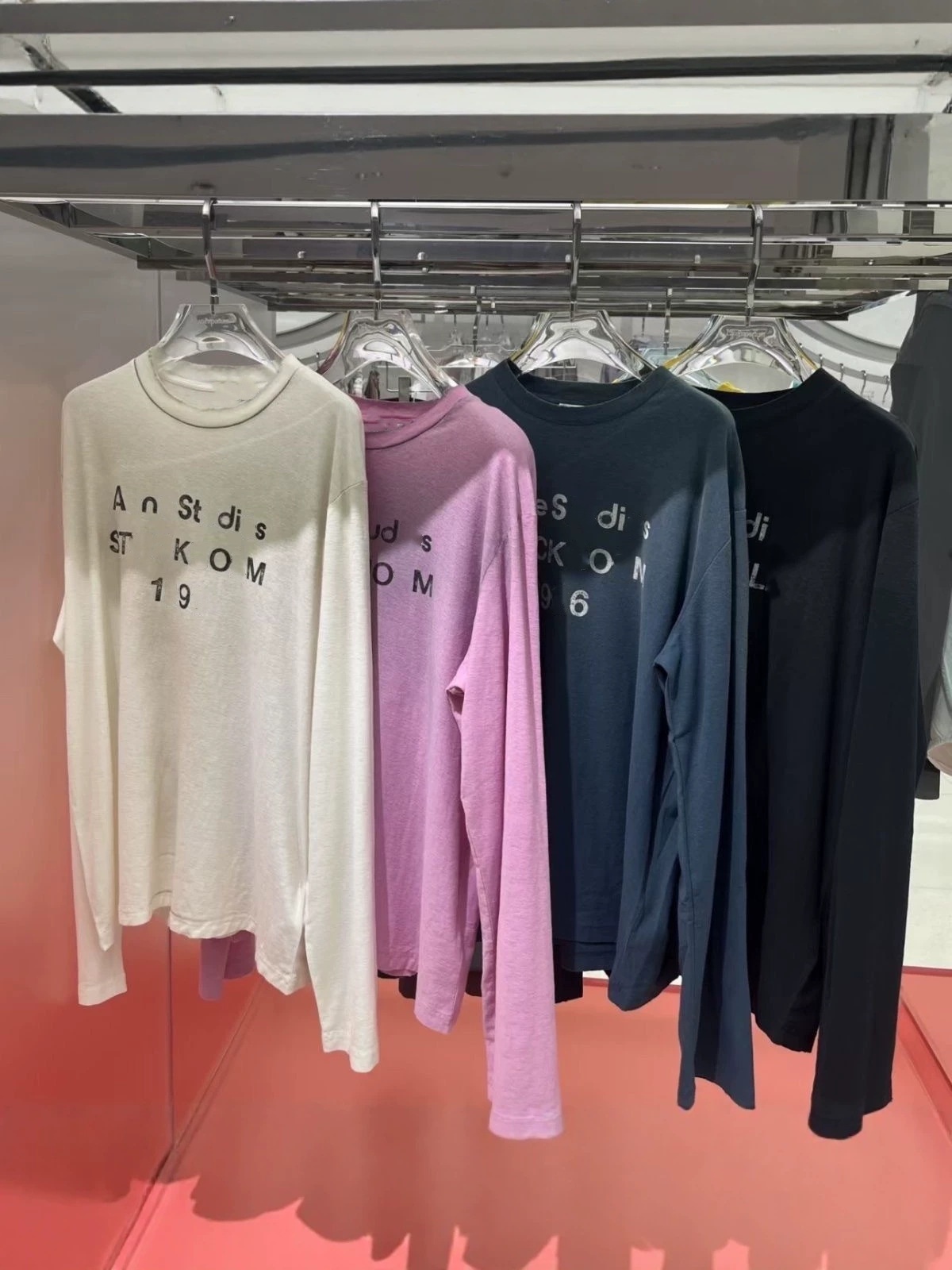 Designer long sleeve T shirt Oversize acneastudios longsleeve studios jacket Hoodie 1996 Embroidered Letter PrintLong Jacket Breathable Sleeve long