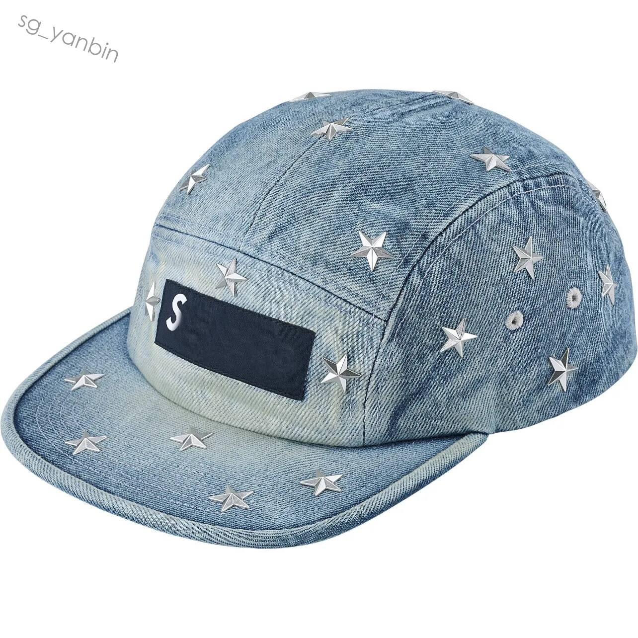 26SS Stars camp clouté eau lavée matelassée chapeau de camping designer vente hommes chapeau de luxe casquette brodée chapeaux réglables lettre r