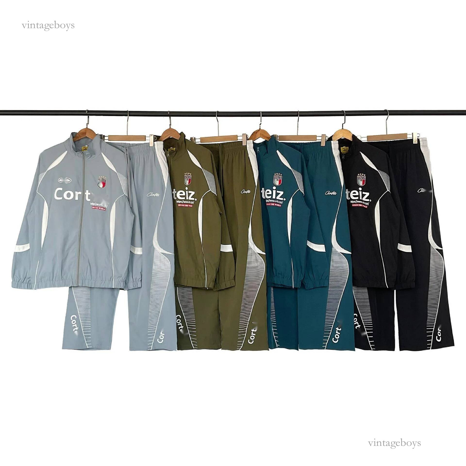 Windbreaker Jackets Designer Alcatraz Tracksuit Letter Embroidery Stand Collar Trench Coat Reflective Lettering Casual Hip Hop Sports Jacket Pants S